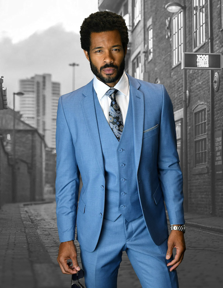 Blue store italian suit